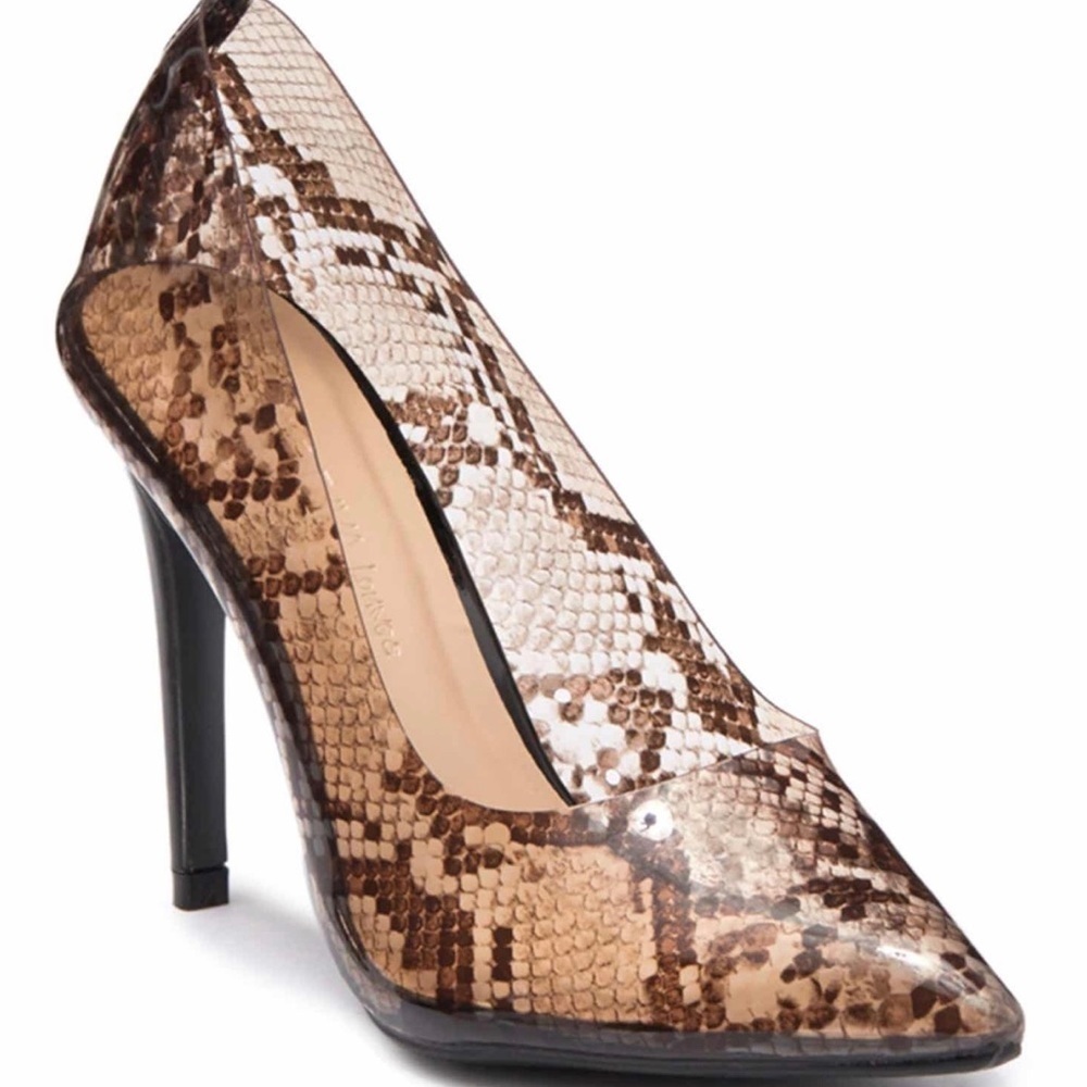 WILD DIVA LOUNGE•translucent sexy heels - NIB